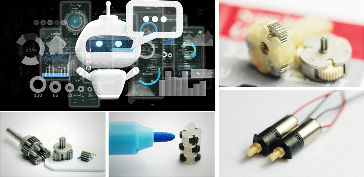 儿童智能陪护机器人电机齿轮箱 儿童智能陪护机器人电机齿轮箱